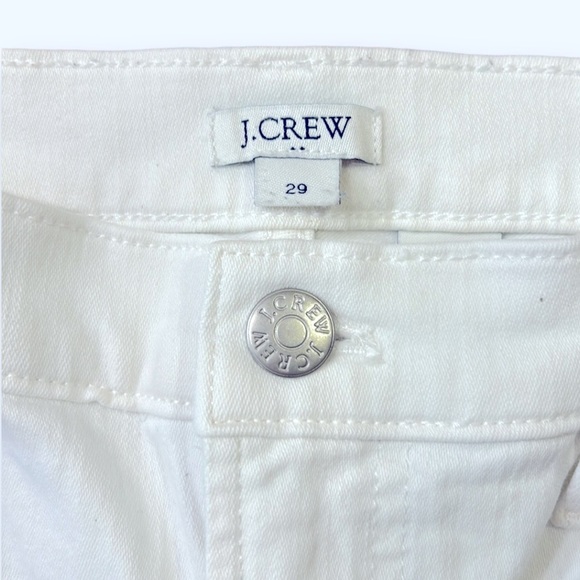 J. Crew Mid-Rise Skinny Jeans in Signature Stretch White Size 29 - Picture 8 of 12
